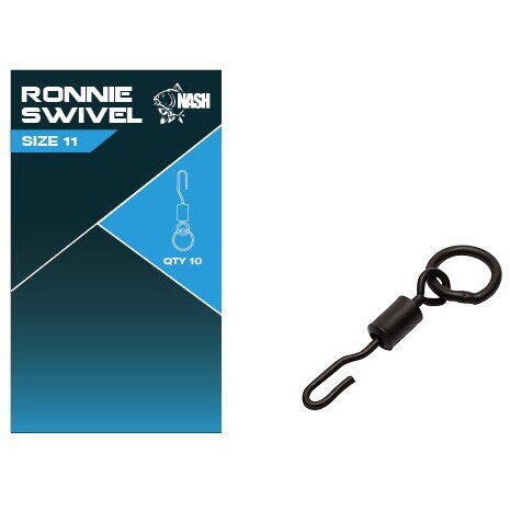 NASH TACKLE VARTEJ RONNIE SWIVEL 10BUC/PL NR.11