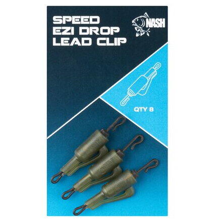 NASH TACKLE LEAD CLIP SPEED EZI DROP 8BUC/PL