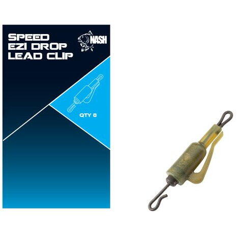 NASH TACKLE LEAD CLIP SPEED EZI DROP 8BUC/PL