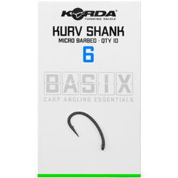 CARLIG BASIX KURV BARBED NR.6 10BUC/PL