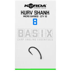 CARLIG BASIX KURV BARBED NR.8 10BUC/PL