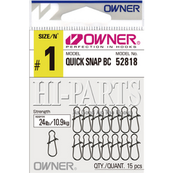 AGRAFA 52818 QUICK SNAP NR.00/8,9KG/15BUC/PL