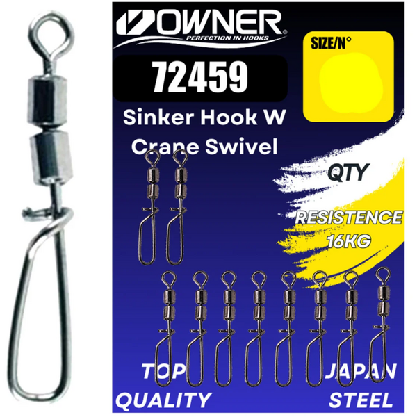 OWNER AGRAFA+VARTEJ 72459 AMAZ SINKING HOOK W CRANE NR.12/26KG/9BUC/PL