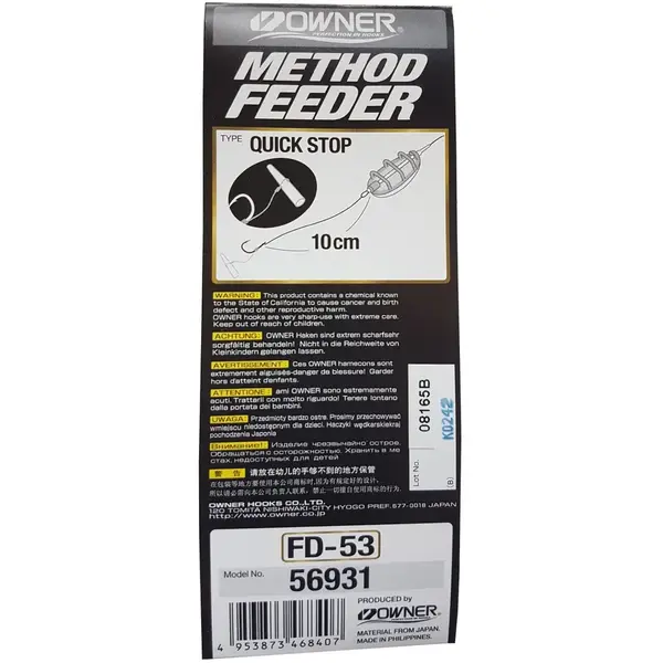OWNER MONTURA FEEDER 56931 FD 53 QUICK STOP BL 6BUC/PL NR.16