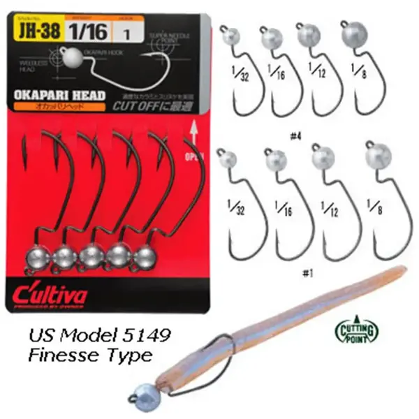 OWNER JIG LESTAT 5149 ULTRA HEAD FINESSE TYPE NR.4/3,54G 5BUC/PL