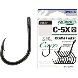 CARLIG C-5X CARP ISEAMA X WITH EYE NR.8 11BUC/PL