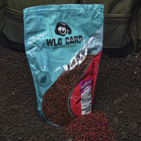 PELETE WLC RED SQUID 4MM/800G