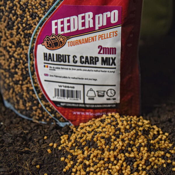 PELETE WLC FEEDER PRO HALIBUT&CARP MIX 2MM/800G