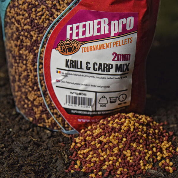 PELETE WLC FEEDER PRO KRILL&CARP MIX 2MM/800G