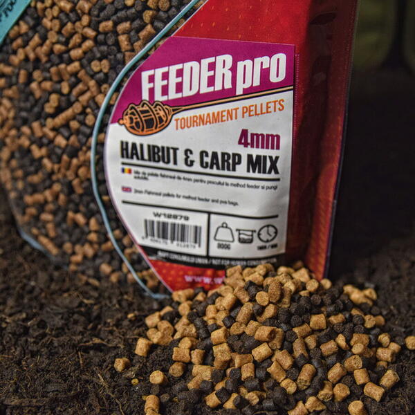 PELETE WLC FEEDER PRO HALIBUT&CARP MIX 4MM/800G