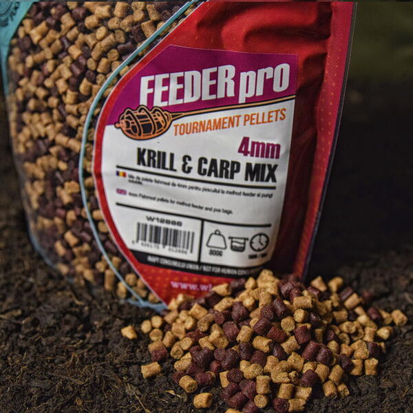 PELETE WLC FEEDER PRO KRILL&CARP MIX 4MM/800G