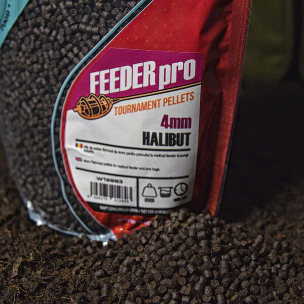 PELETE WLC FEEDER PRO BLACK HALIBUT 4MM/800G