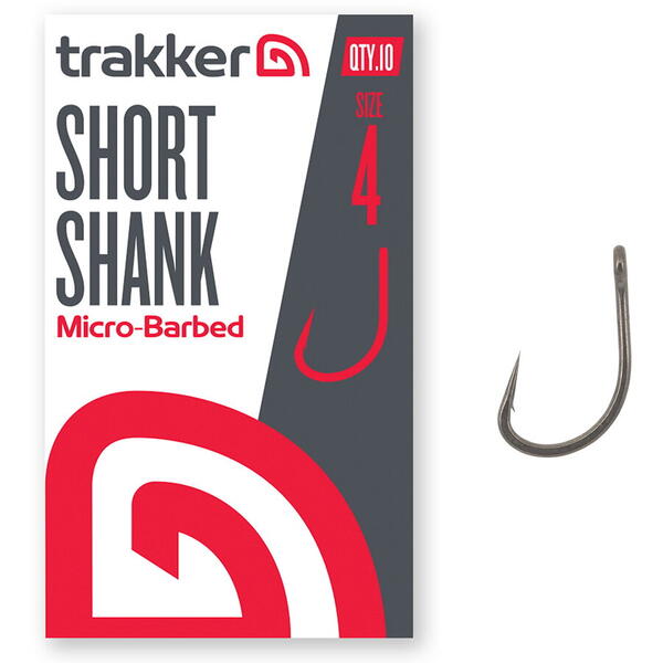 TRAKKER CARLIG SHORT SHANK MICRO BARBED NR.4 10BUC/PL