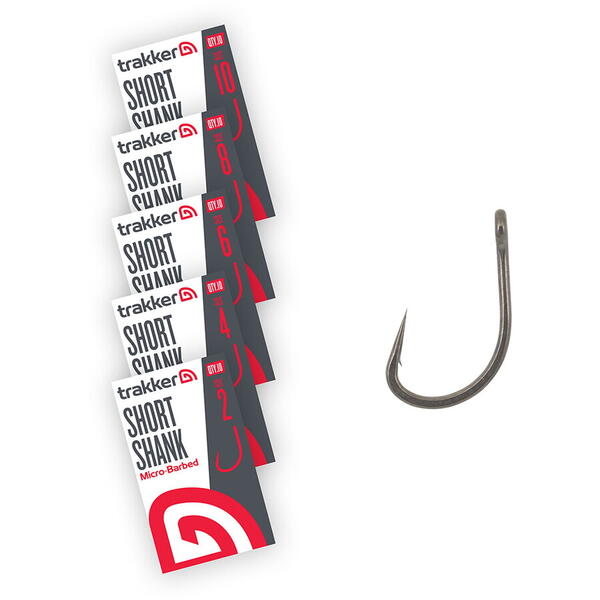 TRAKKER CARLIG SHORT SHANK MICRO BARBED NR.4 10BUC/PL