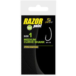 CARLIG CARP SPIRIT MEDIUM CURVE SHANK NR.4 10BUC/PL
