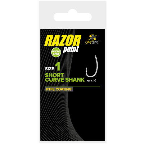 RAPALA CARLIG CARP SPIRIT SHORT CURVE SHANK NR.8 10BUC/PL