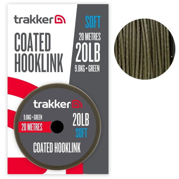 TRAKKER FIR RAID BRAIDED HOOKLINK OLIVE 25LBS/11,3KG 20M