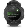 GARMIN CEAS INSTINCT.3 AMOLED TACTICAL BLACK CUREA NEAGRA 50MM