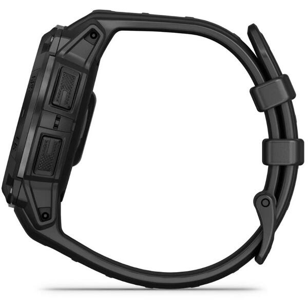 GARMIN CEAS INSTINCT.3 SOLAR TACTICAL BLACK CUREA NEAGRA 45MM