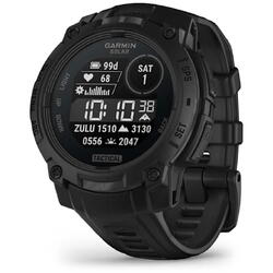 GARMIN CEAS INSTINCT.3 SOLAR TACTICAL BLACK CUREA NEAGRA 45MM