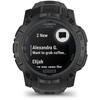 GARMIN CEAS INSTINCT.3 SOLAR TACTICAL BLACK CUREA NEAGRA 50MM