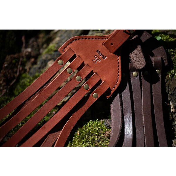 TAPEL CIORCHINAR PIELE MODEL 5 CIOCOLATA