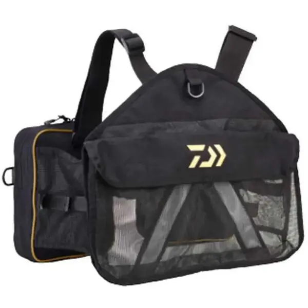 DAIWA VESTA GILET WADING BLACK-GOLD 46X38CM