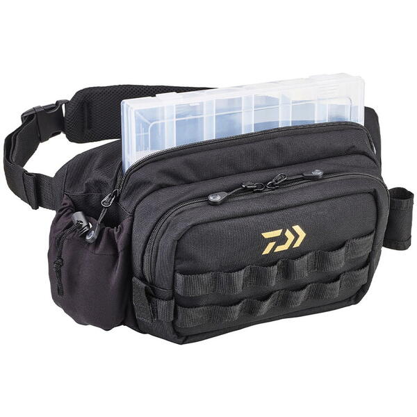 DAIWA GEANTA REVERSIBILA BLACK/GOLD 40X13X20CM