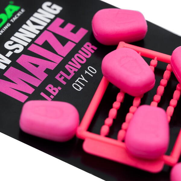 KORDA PORUMB ARTIF.SLOW SINK. MAIZE FRUITY PINK 10BUC/PL.