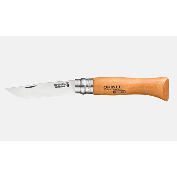 OPINEL BRICEAG CARBON NR.8 LAMA=80MM+TEACA+CUTIE LEMN