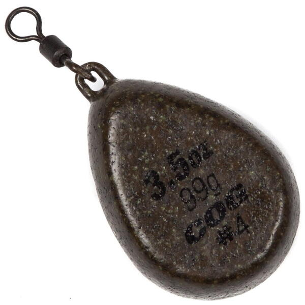 KORDA PLUMB FLAD LEAD PEAR 100G