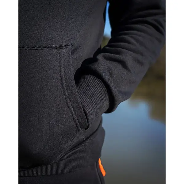 GURU HANORAC PATCH HOODIE BLACK MAR.L