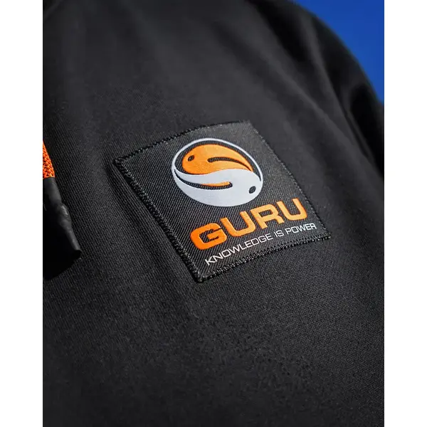 GURU HANORAC PATCH HOODIE BLACK MAR.L