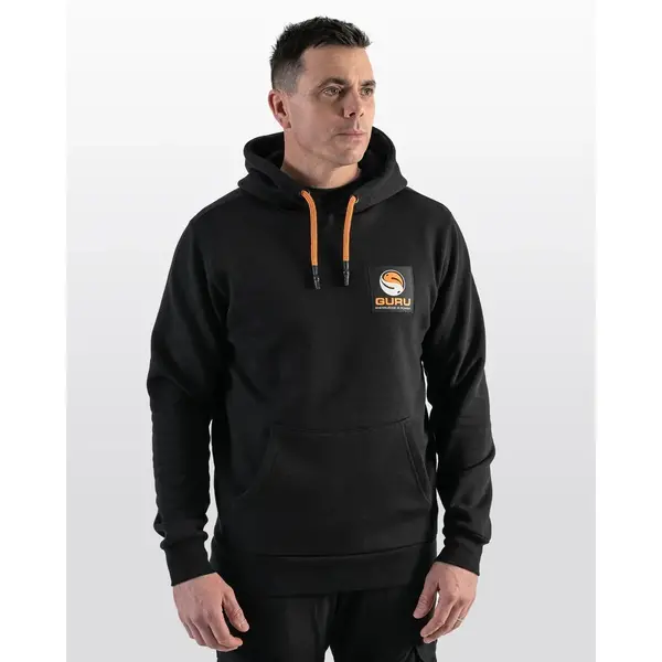 GURU HANORAC PATCH HOODIE BLACK MAR.L