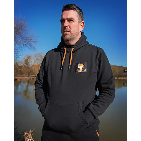 GURU HANORAC PATCH HOODIE BLACK MAR.L