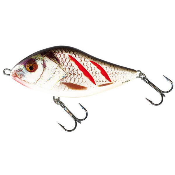 SALMO Fishing VOBLER SLIDER 10CM/36G WOUNDED REAL GREY SHINER