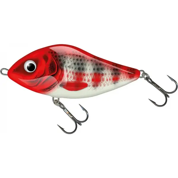 SALMO Fishing VOBLER SLIDER 10CM/46G RED HEAD STRIPER