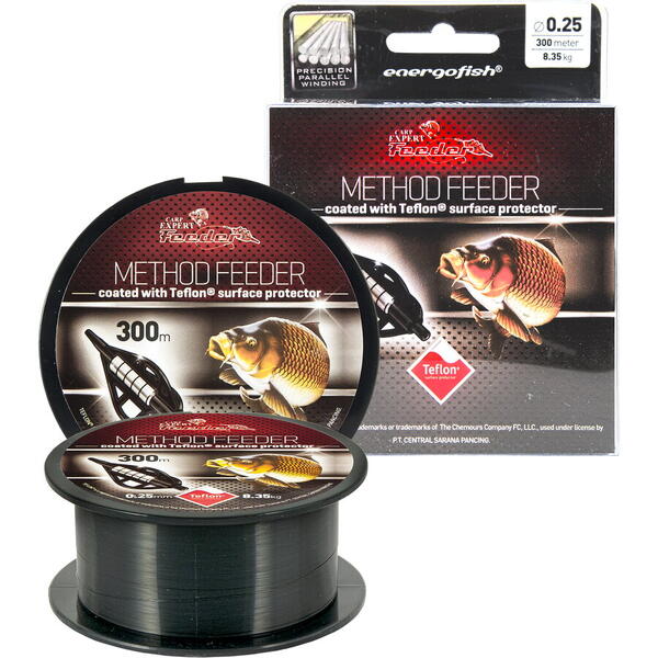FIR ENERGOFISH CARP EXPERT METHOD FEEDER TEFLON 022MM/6,3KG/300M