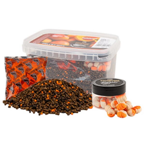 PELETE ENERGOFISH MIX SUMMER BOX SQUID+TWISTER MANGO 400G/150ML