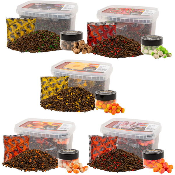 PELETE ENERGOFISH MIX SUMMER BOX SQUID+TWISTER MANGO 400G/150ML