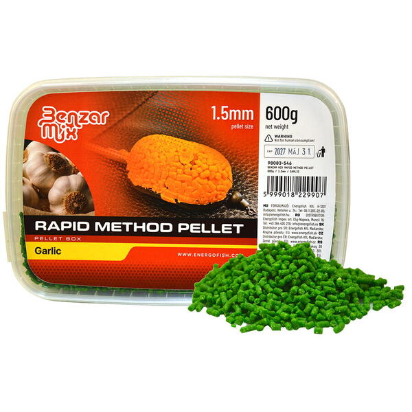 PELETE ENERGOFISH RAPID METHOD USTUROI 3,5MM/600G