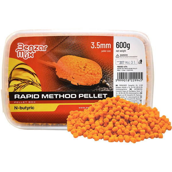 PELETE ENERGOFISH RAPID METHOD BUTYRIC 3,5MM/600G