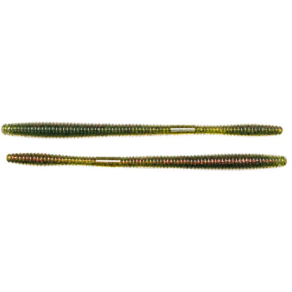 LIVE TARGET STRAIGHT WORM 11,4CM/11,4G GREEN/RED 10BUC/PL