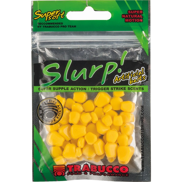TRABUCCO PORUMB ARTIF.SLURP BAIT CORN YELLOW 50BUC/PL.