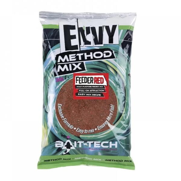 BAIT TECH NADA ENVY METHOD MIX FEEDER RED 2KG