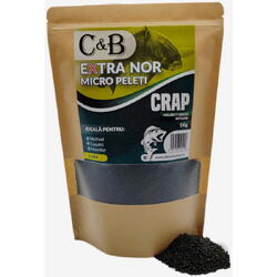 MICROPELETI C&B EXTRA NOR HALIBUT GREEN BETAINE 2MM 1KG