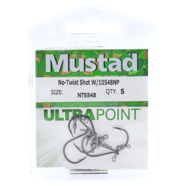 MUSTAD CARLIG NO TWIST SHOT NR.2/0 5BUC/PL
