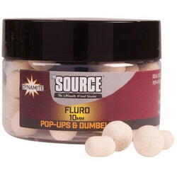 RAPALA POP-UP AND DUMBELLS DYNAMITE BAITS SOURCE WHITE FLUORO 10MM