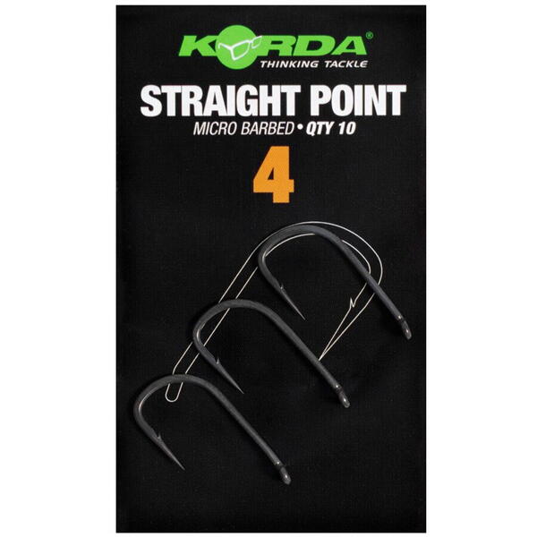 KORDA CARLIG STRAIGHT POINT BARBED NR.4 10BUC/PL