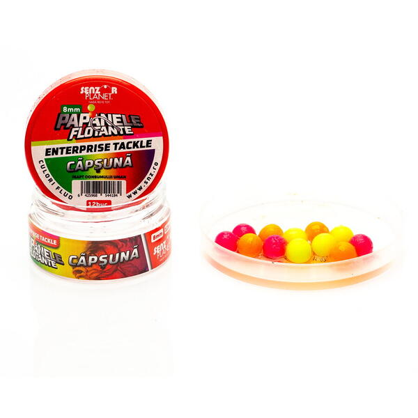 SENZOR PAPANELE FLOTANTE ENTERPRISE TACKLE CAPSUNA 8MM 12BUC